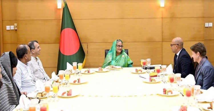 জলবায়ু পরিবর্তনের প্রভাব মোকাবিলায় বাংলাদেশ জলবায়ু উন্নয়ন অংশীদারিত্ব গঠন: প্রধানমন্ত্রী