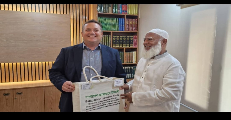 আমীরে জামায়াতের সাথে বৃটিশ হাইকমিশনার-এর সৌজন্য সাক্ষাৎ