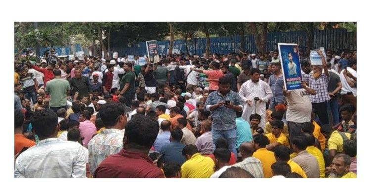ইশরাককে মেয়র পদে বসানোর দাবি, নগর ভবন অবরুদ্ধ