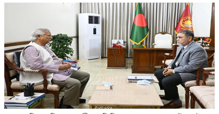 প্রধান উপদেষ্টার সঙ্গে সিইসির সৌজন্য সাক্ষাৎ