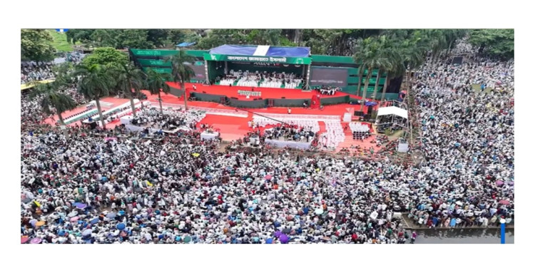জামায়াতের সমাবেশ , জনতার ঢল