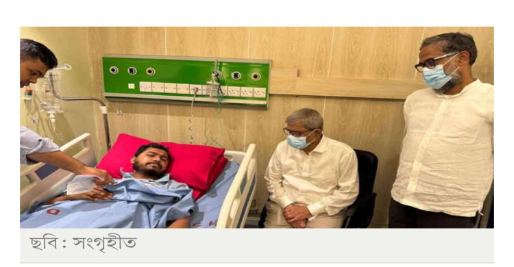 নুরকে দেখতে ঢামেকে মির্জা ফখরুল