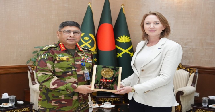 সেনাপ্রধানের সাথে অস্ট্রেলিয়ার হাইকমিশনার এর সৌজন্য সাক্ষাৎ