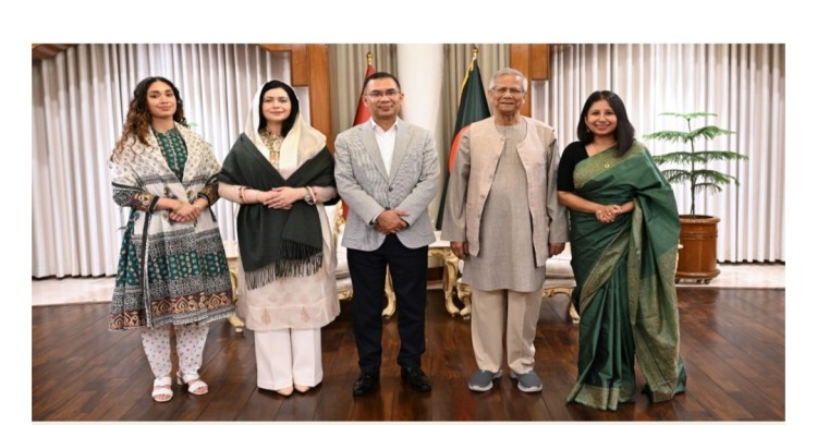 প্রধান উপদেষ্টার সঙ্গে তারেক রহমানের সৌজন্য সাক্ষাৎ