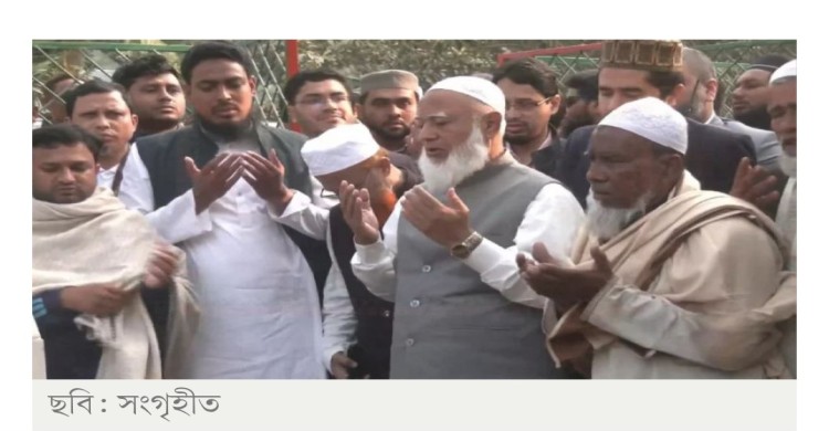 শহীদ আবু সাঈদের কবর জিয়ারত করলেন জামায়াত আমির