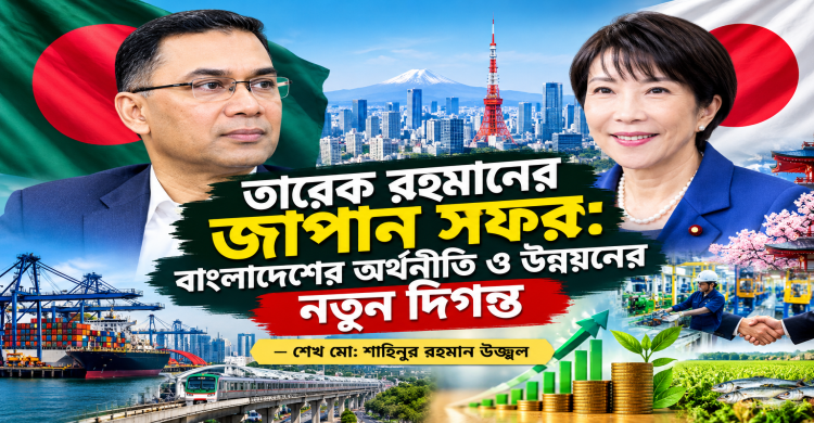 তারেক রহমানের জাপান সফর: বাংলাদেশের অর্থনীতি ও উন্নয়নের নতুন দিগন্ত