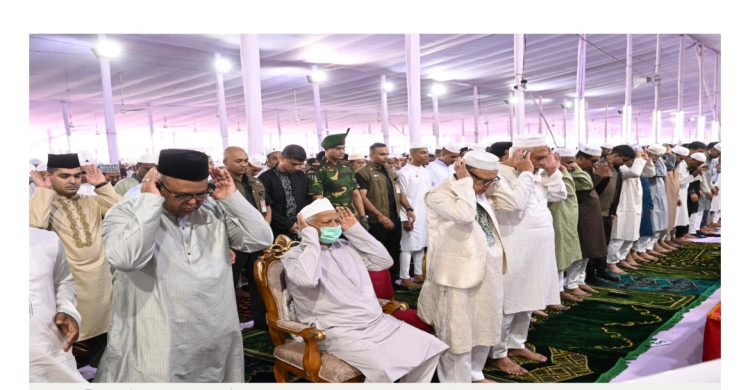 জাতীয় ঈদগাহে ঈদের প্রধান জামাত অনুষ্ঠিত
