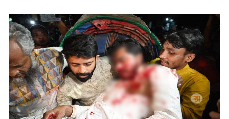 জাপা কার্যালয়ের সামনে সংঘর্ষ, রক্তাক্ত ভিপি নুর