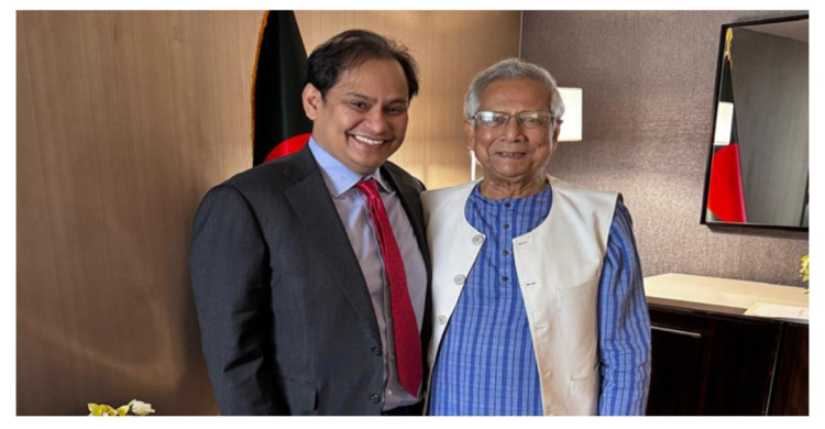 প্রধান উপদেষ্টার সঙ্গে স্ন্যাপচ্যাটের সাবেক সিএসও ইমরান খানের সাক্ষাৎ