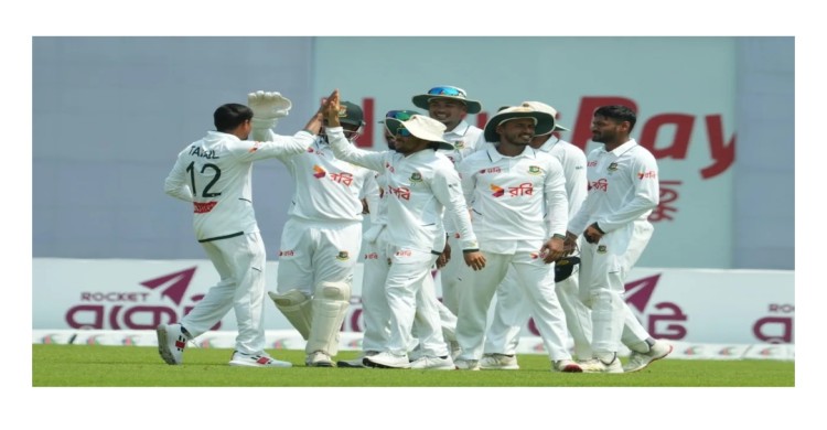 পাকিস্তানকে ২৩২ রানে থামিয়ে ৪৬ রানের লিড বাংলাদেশের
