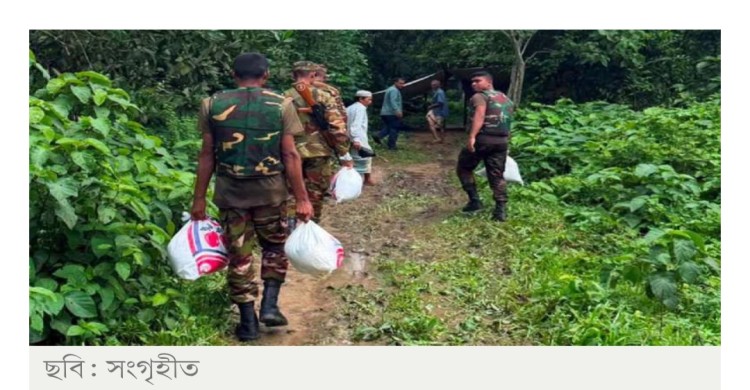 বন্যা মোকাবেলায় ৭ উপজেলায় সেনা মোতায়েন