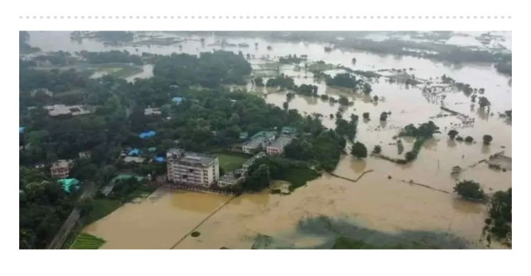ভারী বৃষ্টির প্রভাবে সিলেট-নেত্রকোনায় বাড়ছে বন্যার শঙ্কা