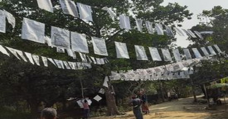 পুঠিয়ার দুই ইউপিতে জমে উঠেছে নির্বাচনী প্রচারণা; পোস্টারে পোস্টারে ছেয়ে গেছে এলাকা