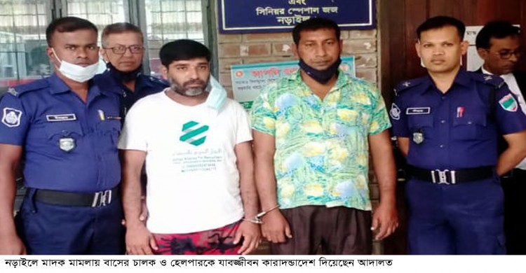নড়াইলে দুই মাদক কারবারির যাবজ্জীবন