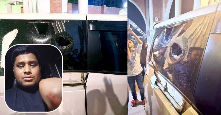 গাজীপুরে হাসনাত আব্দুল্লাহর গাড়িতে হামলা