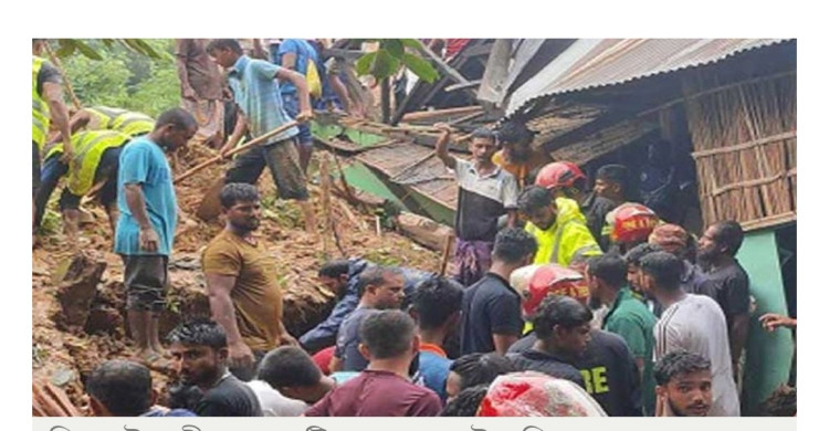 সিলেটে টিলাধসে এক পরিবারের চারজনের প্রাণহানি